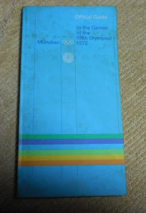 #MM.   OFFICIAL GUIDE BOOK TO THE 1972 MUNICH OLYMPIC GAMES - Bild 1 von 2