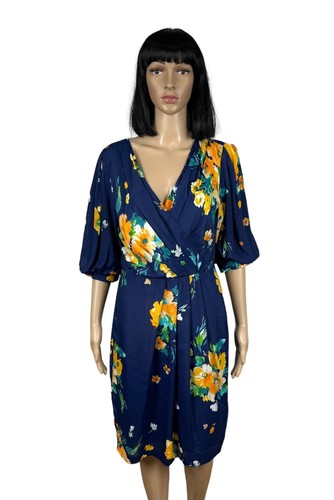 Abito avvolgente Moschino Boutique floreale viscosa seta taglia US8