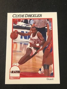1991-92 NBA Hoops Prototypes Set Clyde Drexler #001 HOF - Picture 1 of 2