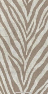 Braemore SUDAN / CAMEL Zebra Print Stripe Upholstery Drapery Fabric BY THE YARD - Picture 1 of 1