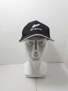 Nuevo sombrero ajustable Country Of New Zealand negro nuevo con etiquetas para hombre - Imagen 1 de 5