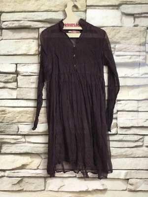 cocon.commerz PRIVATSACHEN BRANNTIG Kleid aus ORGANZA in weinrot Gr. 1 - Bild 1 von 4