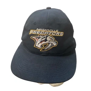 Gorra de béisbol Nashville Predators NHL azul talla única ajustable SnapBack - Imagen 1 de 5