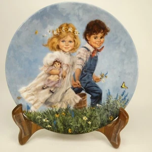 1986 "Jack and Jill " by John Mc Clelland Mother Goose Plate RECO FLJBA - Picture 1 of 12