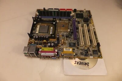 GIGABYTE GA-8GEM667 Rev:1.0 Socket 478 Intel Motherboard +CPU 2.4GHz +RAM 512Mb - Image 1 of 4