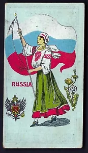 RUTTER - GIRLS, FLAGS & ARMS OF COUNTRIES - RUSSIA - Picture 1 of 2