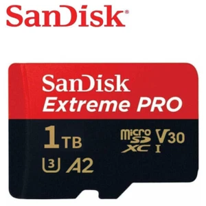 1TB SanDisk Extreme PRO Micro SD Karte Class 10 U3 A2 V30 4K SDXC Speicherkarte - Bild 1 von 4