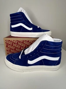 Scarpe da ginnastica Vans Sk8 Hi Pig scamosciate Limoges blu taglia UK 8 - Foto 1 di 7