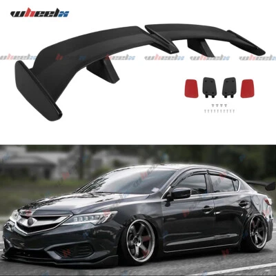 For Acura TSX Sedan 55'' Rear Trunk Spoiler Pro Style Racing GT Wing Matte Black - Image 1 of 4