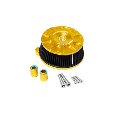 Gold Air Cleaner Filter for Harley 17-23 Touring Road Glide Street Glide Special Foto 1 de 4