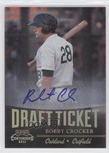 2011 Playoff Contenders Draft Tickets Signatures Bobby Crocker #DT66 Auto