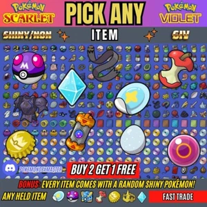 PICK ANY ITEM + ✨SHINY POKEMON BONUS✨- Pokémon Scarlet And Violet - Picture 1 of 3
