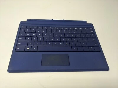 Microsoft Surface 3 Type Utlra-thin Cover/Keyboard - Blue (1654) - Tested - Image 1 of 4