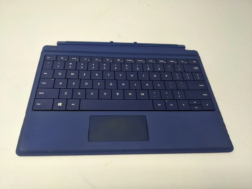 Microsoft Surface 3 Type Utlra-thin Cover/Keyboard - Blue (1654) - Tested - Image 1 of 4