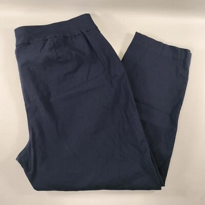 Talbots Pull-On Blue Slim Khaki Pants Womens Size 18W - Image 1 of 4