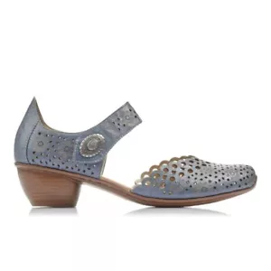 Rieker Mirjam 43753-12 Low Pumps Damen - Blau Neu mit Karton - Bild 1 von 7