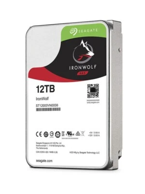 For Seagate IronWolf 12TB ST12000VN0008 3.5" SATA HDD 7200RPM 256MB Cache - Image 1 of 3