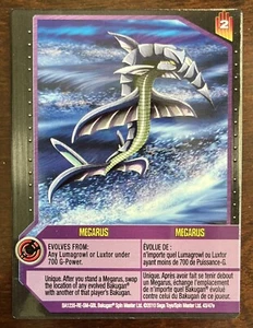 Tarjeta de Habilidad Bakugan Megarus Púrpura Invasores Gundalianos ADN - Imagen 1 de 1