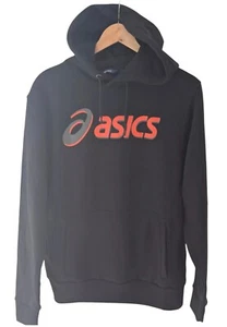 Asics Herren Logo Fleece Hoodie - Schwarz - Größe: Extra Large - xL - Neu Mit Etikett - Bild 1 von 6
