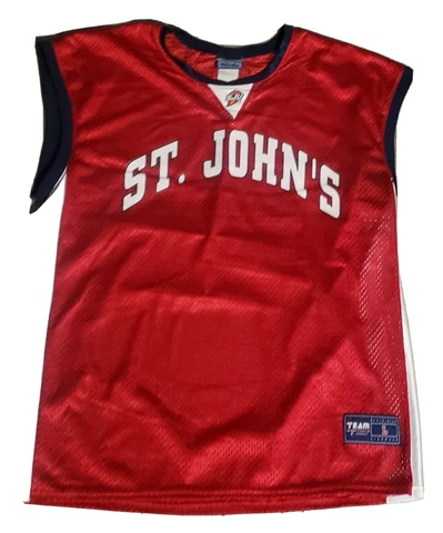 St. John's Red Storm Adult L  Basketball Jersey Team Collection Vintage Cover
