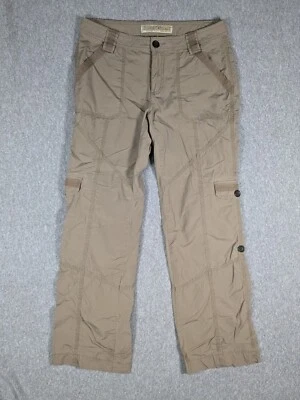 Cabelas Pants Womens 8 Beige Cargo Lightweight Pockets Outdoor Hike Gorpcore 90s - Image 1 of 4