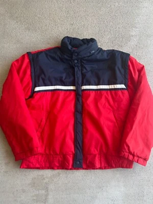 Vintage 90's Fila Made in Italy Puffer Convertible Bomber Jacket - Image 1 of 4