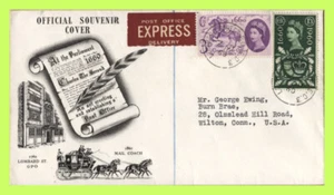 G.B. 1960 General Letter Office set on First Day Cover, Lombard Street cds - Picture 1 of 1