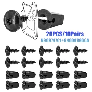 10pc New Fender Liner Splash Shield Guard Screws FOR VW Jetta Golf Passat Beetle - Picture 1 of 13