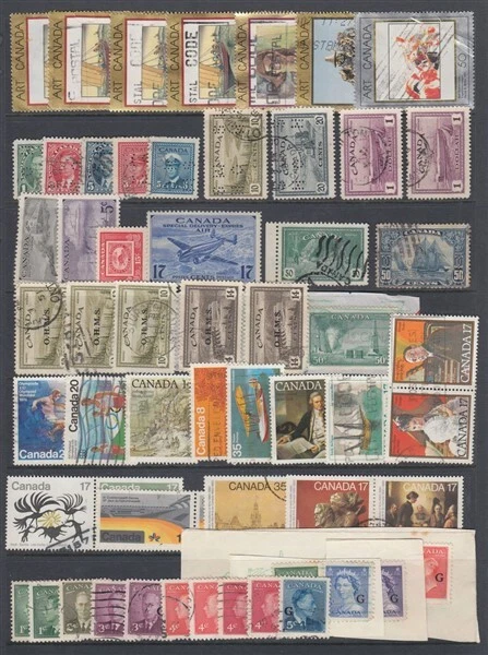 CANADA 1940’s/80’s USED GOOD SELECTION (ID:275/D58512) - Image 1 of 1