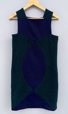 Stunning Rare Vintage GIANNI VERSACE COUTURE Wool Designer Mini Dress Size 42/8 - Image 1 of 4