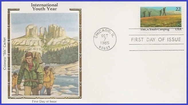 USA3 #2160 U/A COLORANO SILK FDC   YMCA Youth Camping Boy Scouts - Image 1 of 1