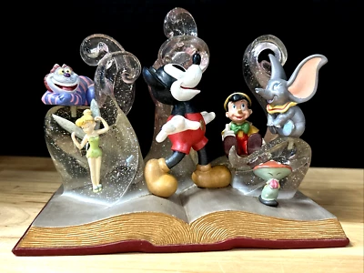 Rara escultura 3D Disney 75 aniversario Mickey Tinker Bell gato de Cheshire XLNT! Foto 1 de 4