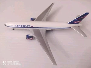 Herpa Wings 1:500 AEROFLOT BOEING 777/300 NG New (No Box) - Foto 1 di 8