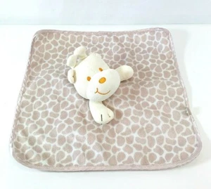 Koala Baby Giraffe Spots Security Blanket Half Smile Blush Champagne Satin 2011 - Picture 1 of 5