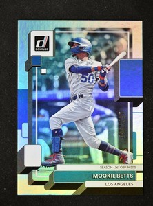 2022 Donruss Season Stat Line #211 Mookie Betts /367 - Los Angeles Dodgers