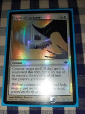 1 FOIL Lapse of Certainty - White Conflux Mtg Magic Common 1x x1 NM