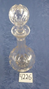 Nr.4226 Edinburgh Crystal Dekanter Whisky Glas Pressglas mit Glasverschluss  - Picture 1 of 5
