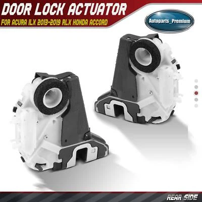 Actuador de bloqueo de puerta lateral trasera 2 piezas para Acura ILX 2013-2019 RLX Honda Accord CR-V Foto 1 de 4