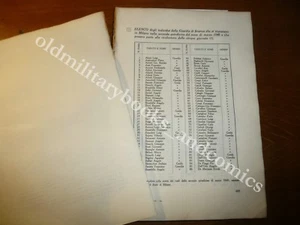 ELENCO MILITARI E DOCUMENTI DELLA GUARDIA DI FINANZA NELL'UNIFICAZIONE D'ITALIA - Picture 1 of 10