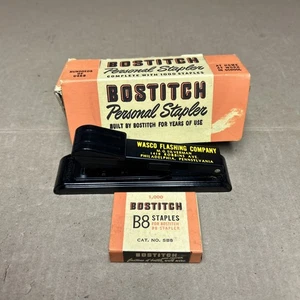 Grapadora vintage con grapas BOSTITCH B8 - Hecha en EE. UU. - Imagen 1 de 23