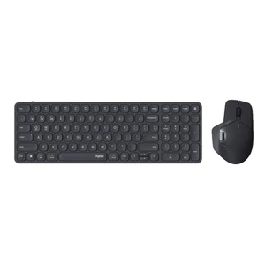 RAPOO 9760M Ultra-Slim Multimodus, Deskset, Kabellos, Schwarz - Bild 1 von 1