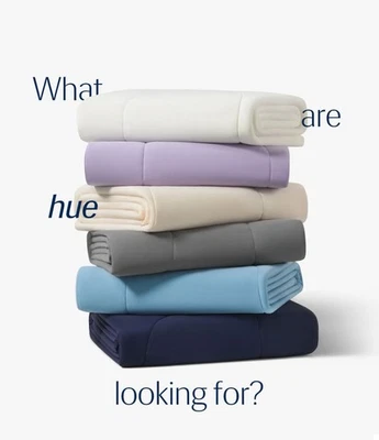 TWIN R Evercool Cooling Comforter Blanket Hot Sleeper Navy Christmas Gift - Image 1 of 4