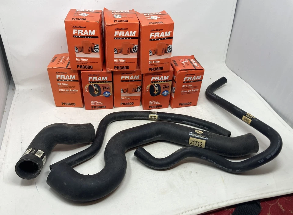 1988 Ford Taurus grandes mangueiras de refrigerante V6 e filtros de óleo - NOVO! - Imagem 1 de 1