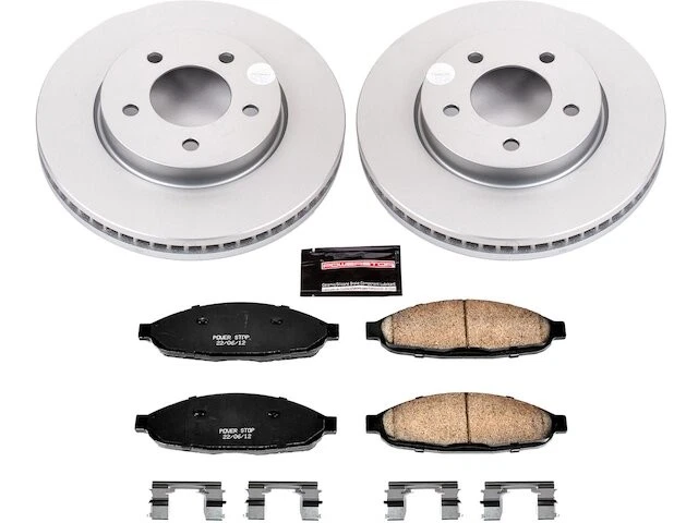 Kit de pastillas de freno delanteras y rotor para 04-08 Chrysler Pacifica PN54Q5 Foto 1 de 1
