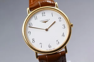 [Casi COMO NUEVO] Reloj Longines Grand Classic L4.620.2 34 mm esfera blanca cuarzo para hombre - Imagen 1 de 11