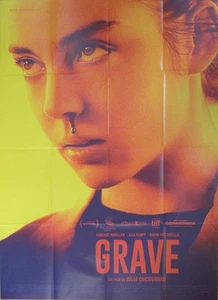 GRAVE / RAW - JULIA DUCOURNAU - HORROR - ORIGINAL LARGE FRENCH MOVIE POSTER - Foto 1 di 1