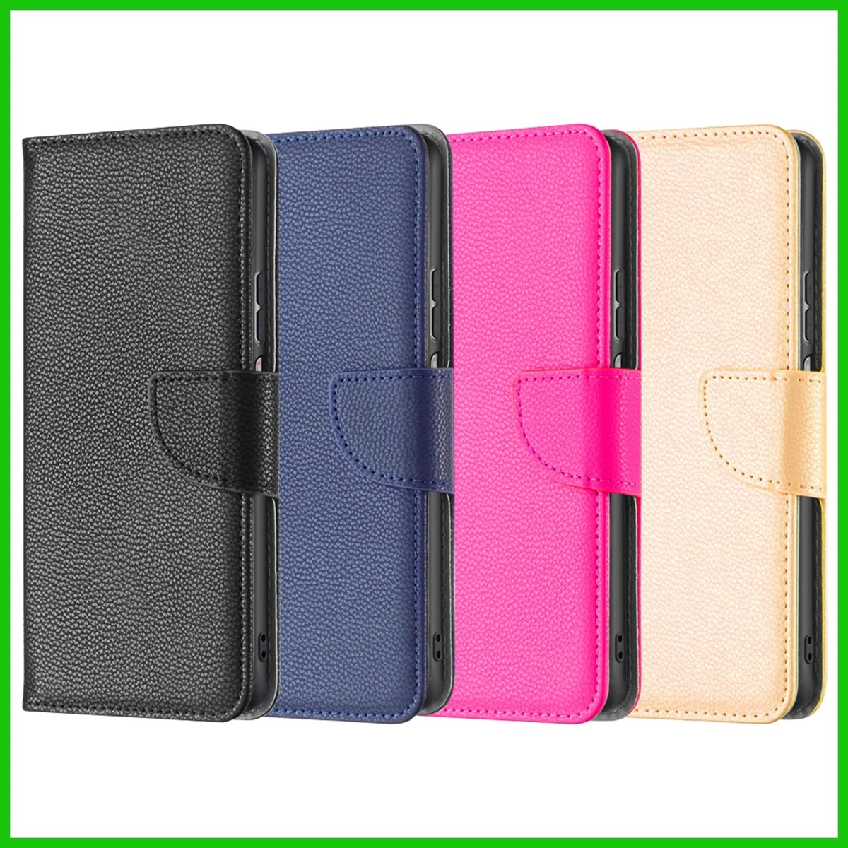 Suncase Custodia In Vera Pelle Per Huawei Y5 (2018), Con