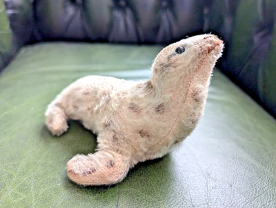 Steiff Seehund Robbe Robby Vintage 50er Steifftier Plüschtier 60er H30 - Bild 1 von 4