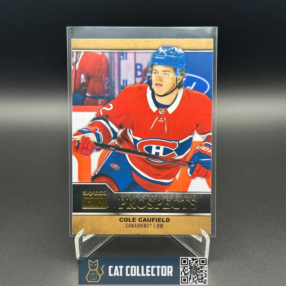 2021-22 SkyBox Metal Universe COLE CAUFIELD #PP-1 Premium Prospects Rookie RC - Image 1 of 4