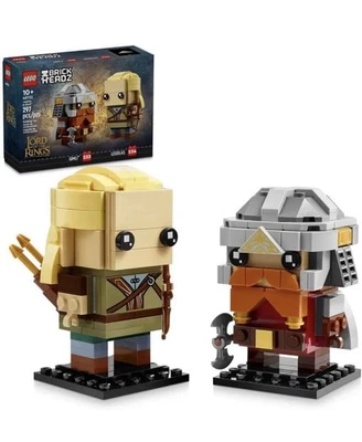 LEGO BrickHeadz 40751 | Legolas & Gimli | The Lord of the Rings | New and Sealed - Image 1 of 2